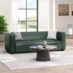 80.25  Light Brown 3-Seater Sofa For Living Room And Meeting Room No Assembly Required