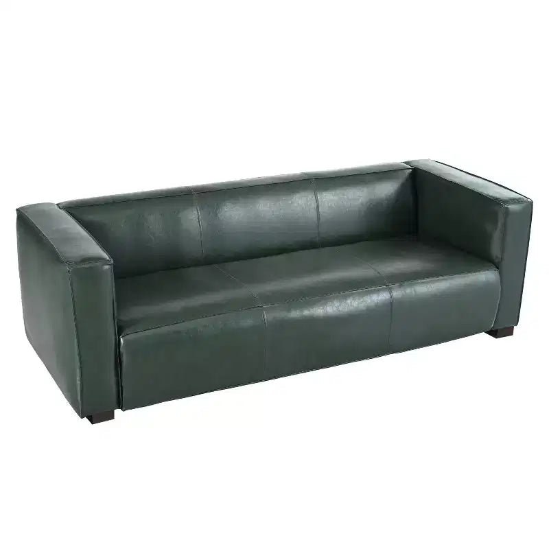 80.25  Light Brown 3-Seater Sofa For Living Room And Meeting Room No Assembly Required