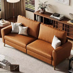 Acekool Boucle Loveseat - Modern 3-Seater Sofa with Wooden Legs, Plush Cushions & Streamlined Armrests