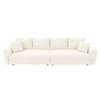 MAYEERTY Modern Comfy Upholstered Sofa Cloud Deep Seat Couches with Soft Pillows for Living Room Bedroom Office Beige