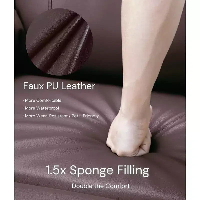 Fauteuil inclinable manuel pour salon, fauteuil inclinable massant pivotant à 360 degrés avec télécommande, fauteuil de relaxation en cuir PU avec poche latérale