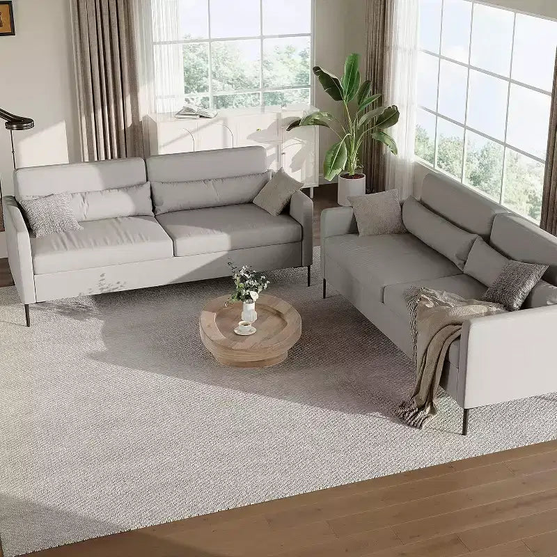 80 Inch 3 Seater Sofa with Extra Deep Seats, Sofa Couch for Living Room, Modern Couch and Sofa with Comfy Armrests and Seats and Backrests