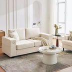 Cloud Couch, 70'' Oversized Mid Century Chenille Sofa with USB Ports - No Assembly, Deep Seat for Living Room Office