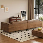 Canapé en cuir ciré à l'huile de luxe Luck Live Mid-Century Modern 111,81, canapé vintage haut de gamme, cadre robuste, assise confortable.
