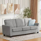 83 Inch Modern 3 Seater Sofa,Deep Seat Couch with Washable Detatchable Covers,Comfy Chenille Couch,Oversized Cloud Sofa for Living Room,Apartment