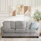 83 Inch Modern 3 Seater Sofa,Deep Seat Couch with Washable Detatchable Covers,Comfy Chenille Couch,Oversized Cloud Sofa for Living Room,Apartment