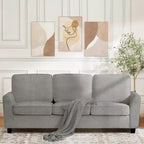 83 Inch Modern 3 Seater Sofa,Deep Seat Couch with Washable Detatchable Covers,Comfy Chenille Couch,Oversized Cloud Sofa for Living Room,Apartment