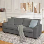 COZONY 83'' Modern Sofa  Deep Seat Couch with Wide Armrests, Washable Cover & Plush Cloud Comfortgrey