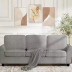 GustoWave 82 Sofa for Living Room, Modern Comfy Sofa with Medium Firm Seat Cushion, Removable Cover, Chenille Fabric Couches