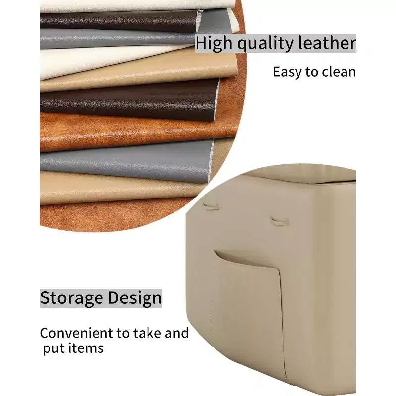 Fauteuil inclinable 22", inclinable manuel en cuir PU avec porte-gobelets et poches latérales, design ergonomique pour chambre d'enfant, salon, chambre à coucher