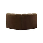 Meridian Furniture, Canapé modulable Arc en velours