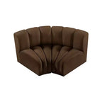 Meridian Furniture, Canapé modulable Arc en velours