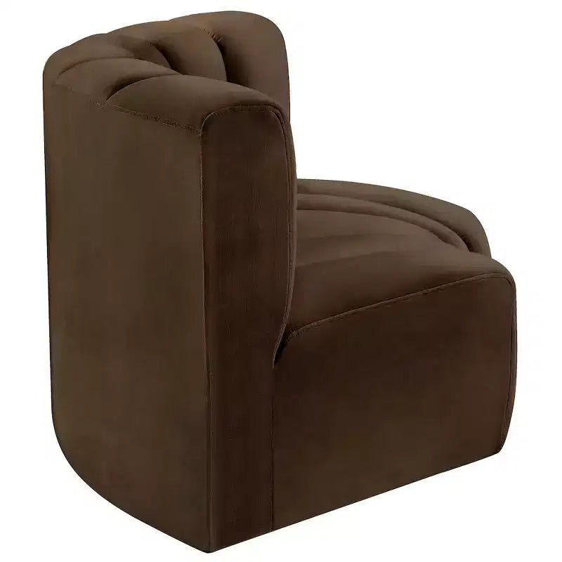 Meridian Furniture, Canapé modulable Arc en velours