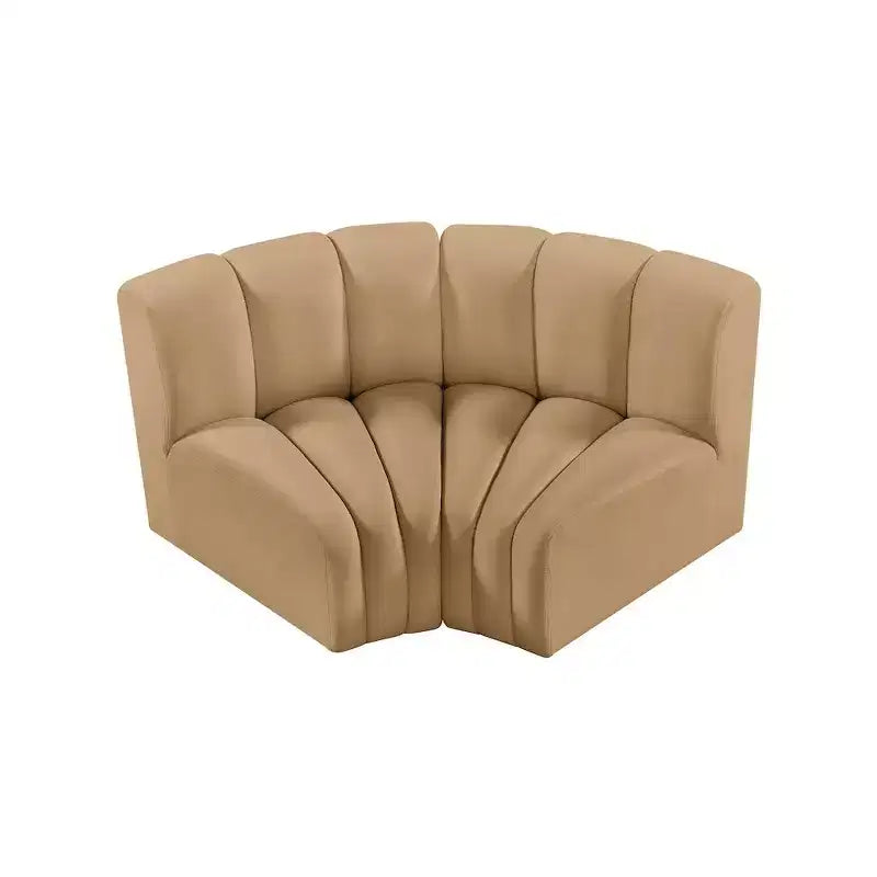 Meridian Furniture, Canapé modulable Arc en velours