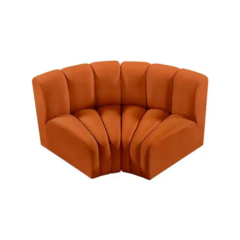 Meridian Furniture, Canapé modulable Arc en velours
