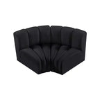 Meridian Furniture, Canapé modulable Arc en velours