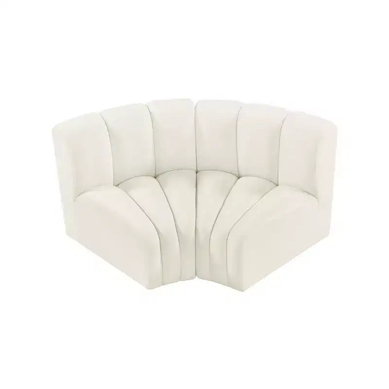 Meridian Furniture, Canapé modulable Arc en velours
