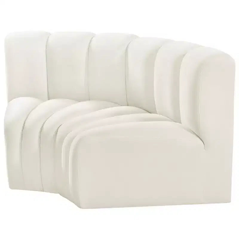 Meridian Furniture, Canapé modulable Arc en velours