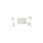 Meridian Furniture, Canapé modulable Arc en velours