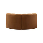 Meridian Furniture, Canapé modulable Arc en velours