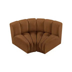 Meridian Furniture, Canapé modulable Arc en velours