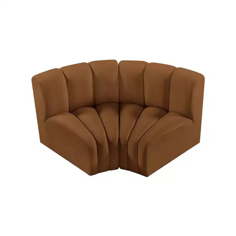 Meridian Furniture, Canapé modulable Arc en velours