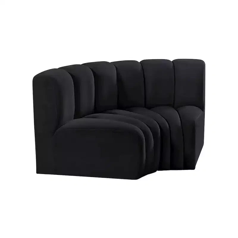 Meridian Furniture, Canapé modulable Arc en velours
