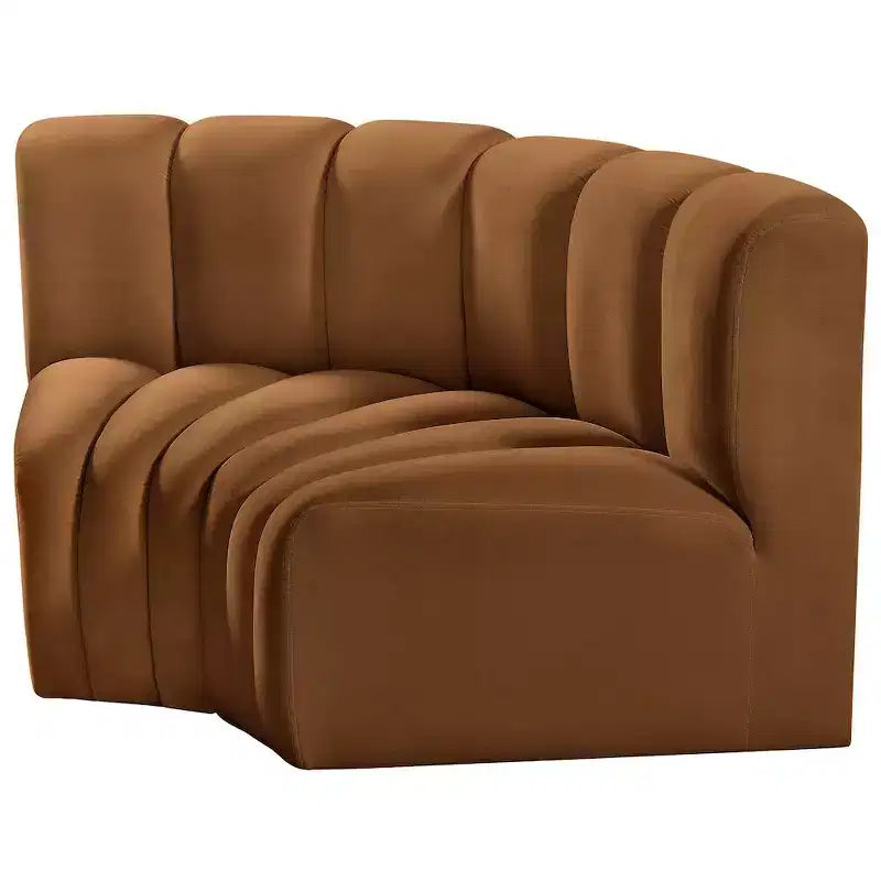 Meridian Furniture, Canapé modulable Arc en velours