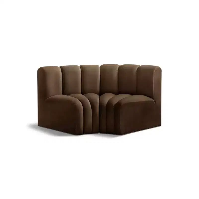 Meridian Furniture,Arc Velvet Modular Sofa