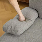 Karl Home |110 in. W Pillow Top Arm Chellie 4-Seat U-shaped Sofa in Green