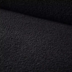 Mid Century Modern Sofa with Lamb Wool Fabric, Upholstered Living Room Sofa with Waist Cushion, Reading Sofa for Bedroom Sunroom