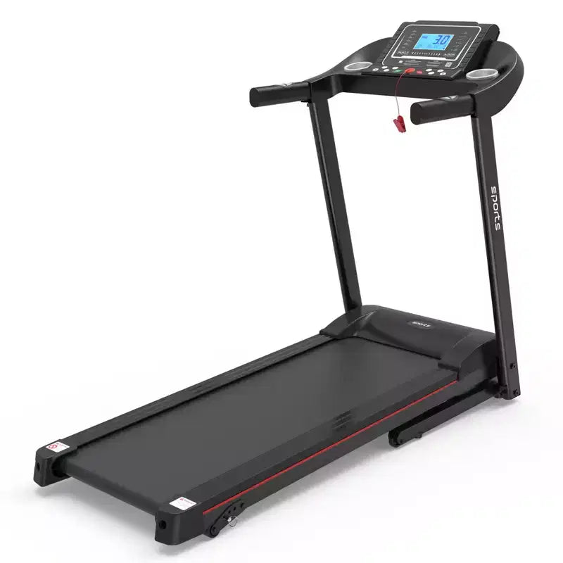 Tapis de course pliable avec inclinaison manuelle, 5 écrans et capacité de 113 kg