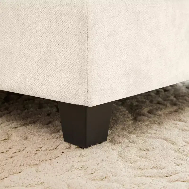Cloud Touch Chenille Loveseat  Tufted Back, Ergonomic High-Density Foam, Solid Wood Base, Apartment-Size 2-Seater