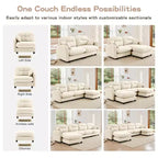 Cloud Touch Chenille Loveseat  Tufted Back, Ergonomic High-Density Foam, Solid Wood Base, Apartment-Size 2-Seater