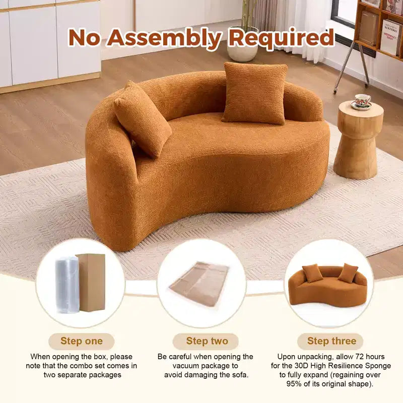 Causeuse chenille Whisen 66.9