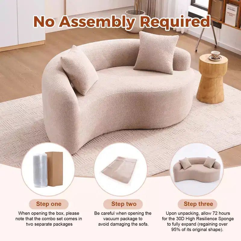 Causeuse chenille Whisen 66.9