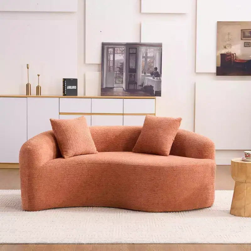 Whisen 66.9 Chenille Loveseat Sofa