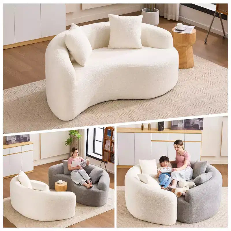 Whisen 66.9 Chenille Loveseat Sofa