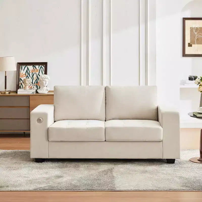 71 Oversized Cloud Couch, 93 Pounds Mid Century Chenille Sofa, No Assembly Required & Deep Seat