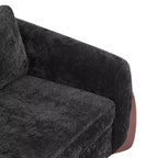 Christopher Knight Home Miles Modern Chenille 89 3-Seater Sofa with Rubberwood Legs