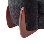 Christopher Knight Home Miles Modern Chenille 89 3-Seater Sofa with Rubberwood Legs