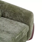 Christopher Knight Home Miles Modern Chenille 89 3-Seater Sofa with Rubberwood Legs