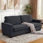 83 Inch Modern 3 Seater Sofa Couch with Deep Upholstered Seats, Comfortable Cloud Couch for Living Room, Bedroom, Office