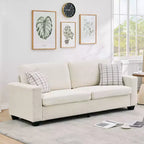 83 Inch Modern 3 Seater Sofa Couch with Deep Upholstered Seats, Comfortable Cloud Couch for Living Room, Bedroom, Office