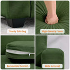 83 Inch Modern 3 Seater Sofa Couch with Deep Upholstered Seats, Comfortable Cloud Couch for Living Room, Bedroom, Office