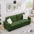 83 Inch Modern 3 Seater Sofa Couch with Deep Upholstered Seats, Comfortable Cloud Couch for Living Room, Bedroom, Office
