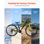VEVOR Mountain Bike, 29 inch MTB Bicycle with Full Dual Suspension, 24 Speeds Twist Shifting, Dual Disc Brakes, Aluminum Alloy Frame,Black&Yellow