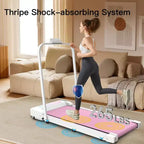 NAYSAYE Portable Treadmill Exercise Trainer Walking Jogging Machine for Home Office , Pink, 43.5*19.5*3.5