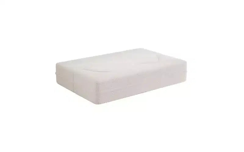 EHMKNP Modern Floor Sofa with 2 Pillows,Convertible Teddy Fabric Foam-Filled Sleeper Sofa Bed,for Living Room