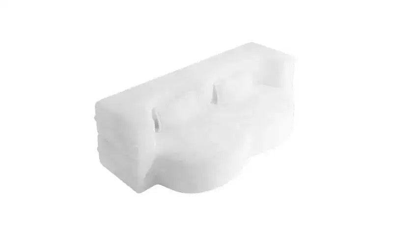 EHMKNP Modern Floor Sofa with 2 Pillows,Convertible Teddy Fabric Foam-Filled Sleeper Sofa Bed,for Living Room